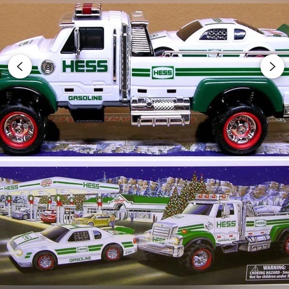 Hess Collectibles Toy Truck and Race Car - 2011z Mint in Box condition